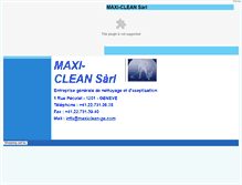 Tablet Screenshot of maxiclean-ge.com